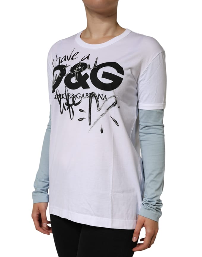 Langsleeve Grafische T-shirt Model Tsh84003