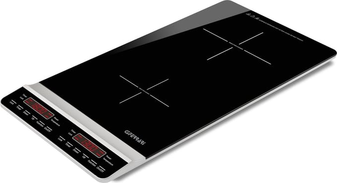 G3 Ferrari Dinamiko Deep Noir Comptoir 29.5 cm Plaque avec zone à induction 2 zone(s)