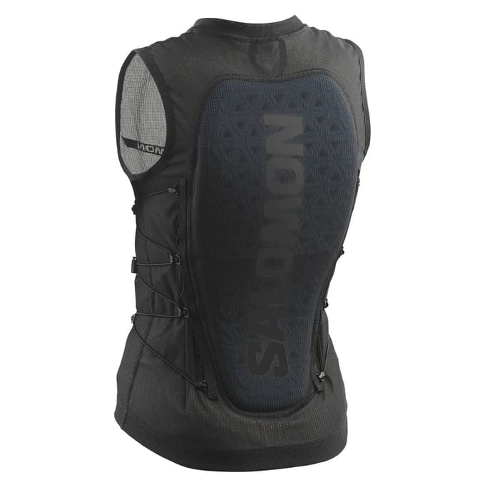 Salomon Flexcell Pro, rugbeschermer, junior, zwart