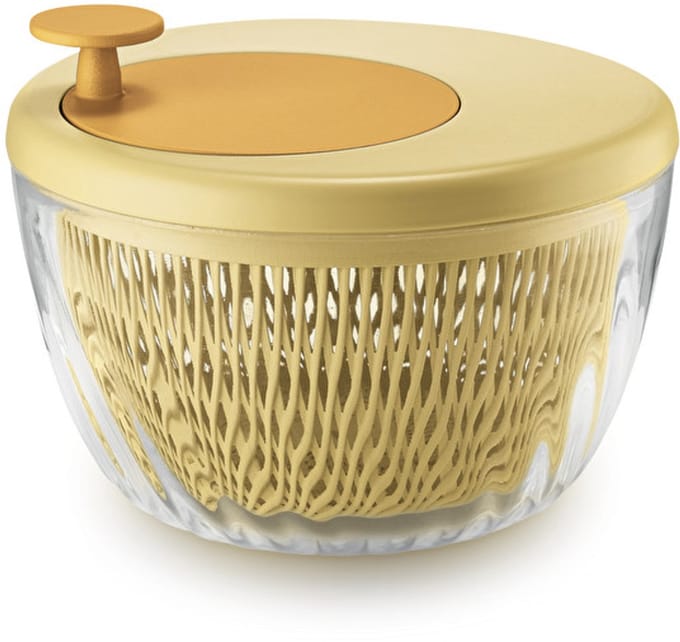 Guzzini My Kitchen Salade spinner met deksel geel - �0mm