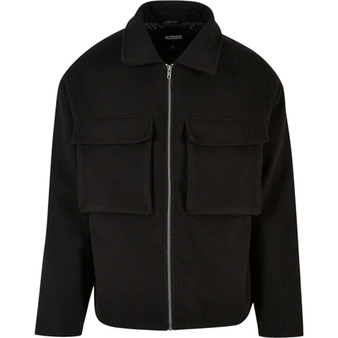 Urban Classics - Big Pocket Blouson Jacket - S - Zwart