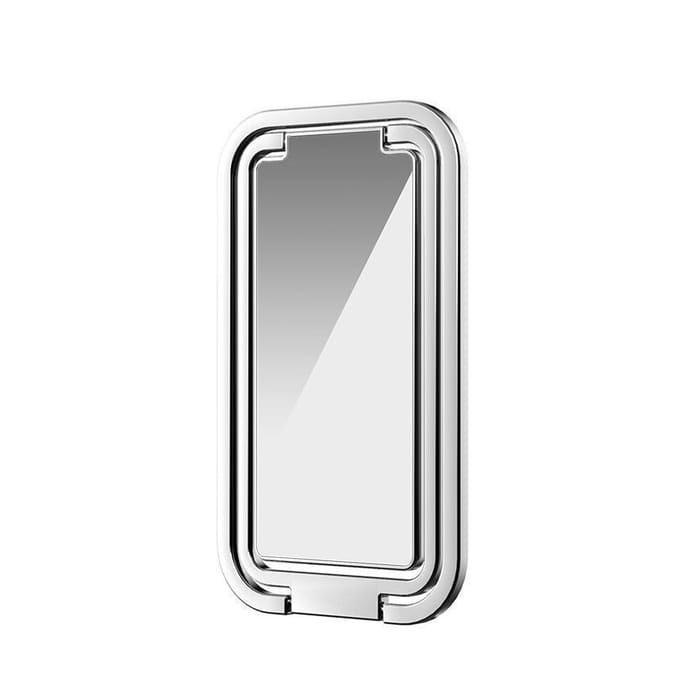Opvouwbare mobiele telefoonhouder 360 graden draaibare telefoonbeugel Zinklegering Telefoon live-uitzending zilver