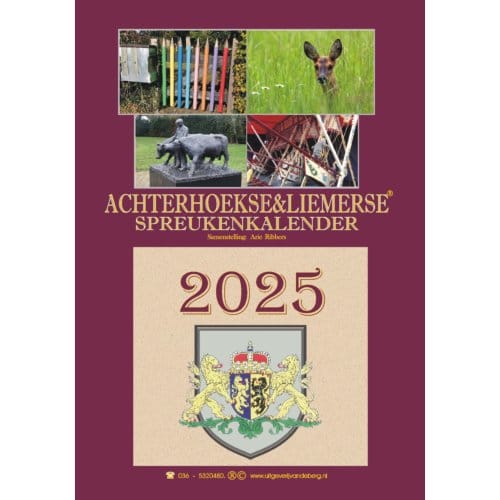 Achterhoekse & Liemerse Spreukenkalender 2025 - Arie Ribbers