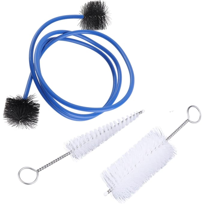 Trompetreinigingsborstelset, muziekinstrumentonderhoud, accessoire wit