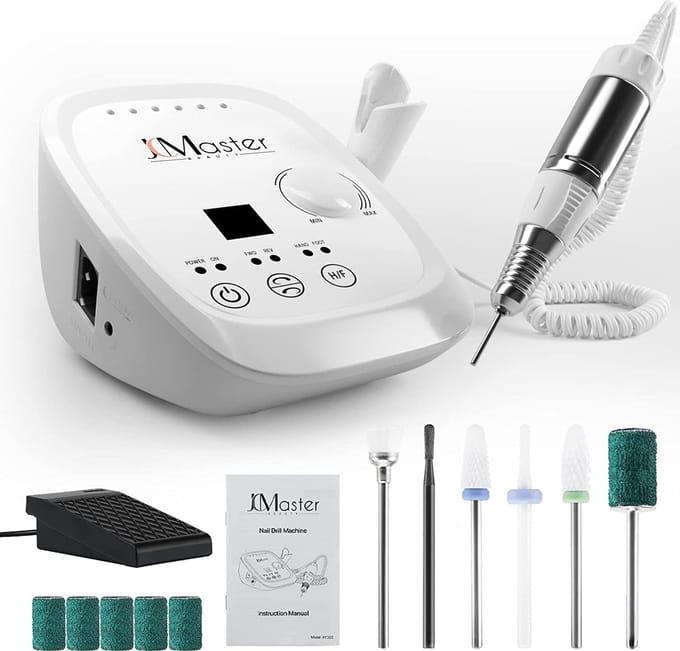 Elektrische Nagelfrees - 35000 omw/min - Inclusief 6 bits
