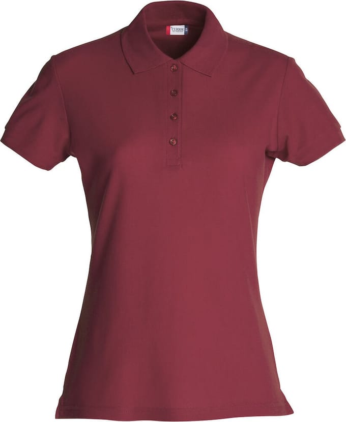 Clique Basic Polo Women 028231 - Bordeaux - S