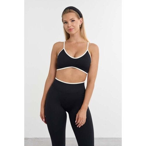 FAMME Forme Blanc Sports Bra Black M