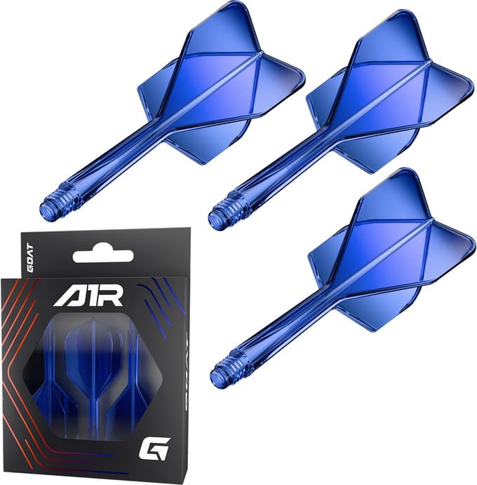 GOAT Air Blue Clear NO6 - Dart Flights