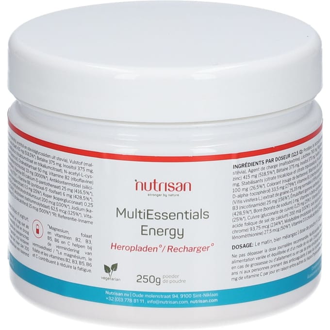 Nutrisan MultiEssentials Energy 250 Poeder