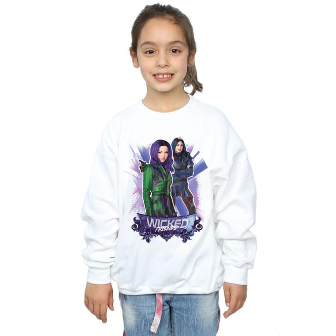 Disney Meisjes The Descendants Wicked Friends Sweatshirt (Wit)