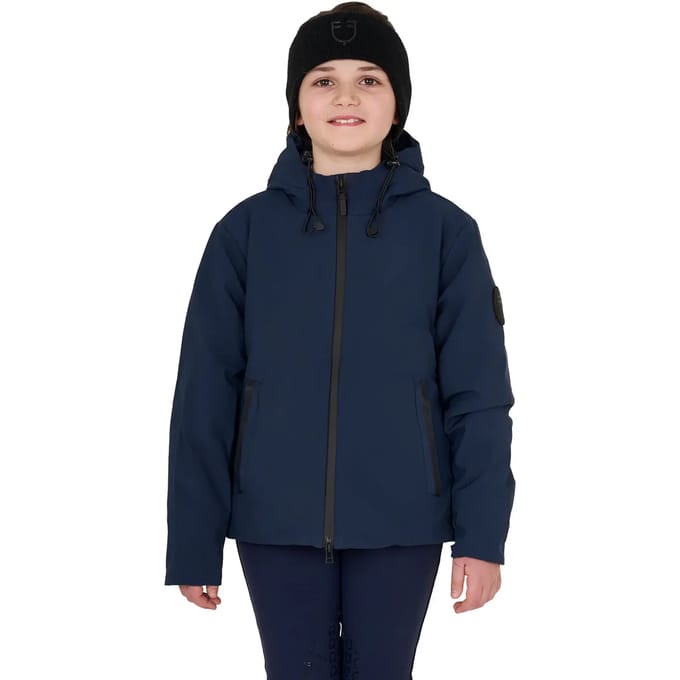 Kinderen waterdichte rijjas met capuchon Equestro Basic
