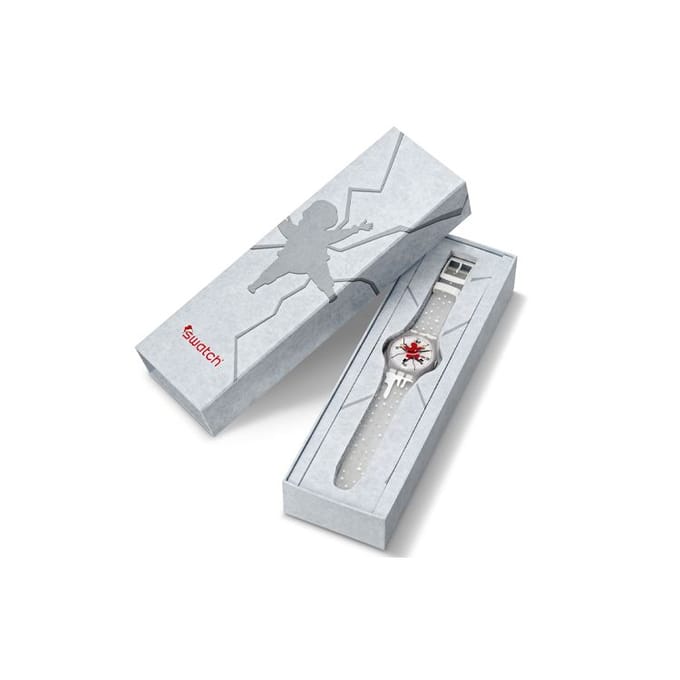 Montre Étanche à Mouvement Quartz Swatch Montres Unisexe Blanc SUOZ717 White white