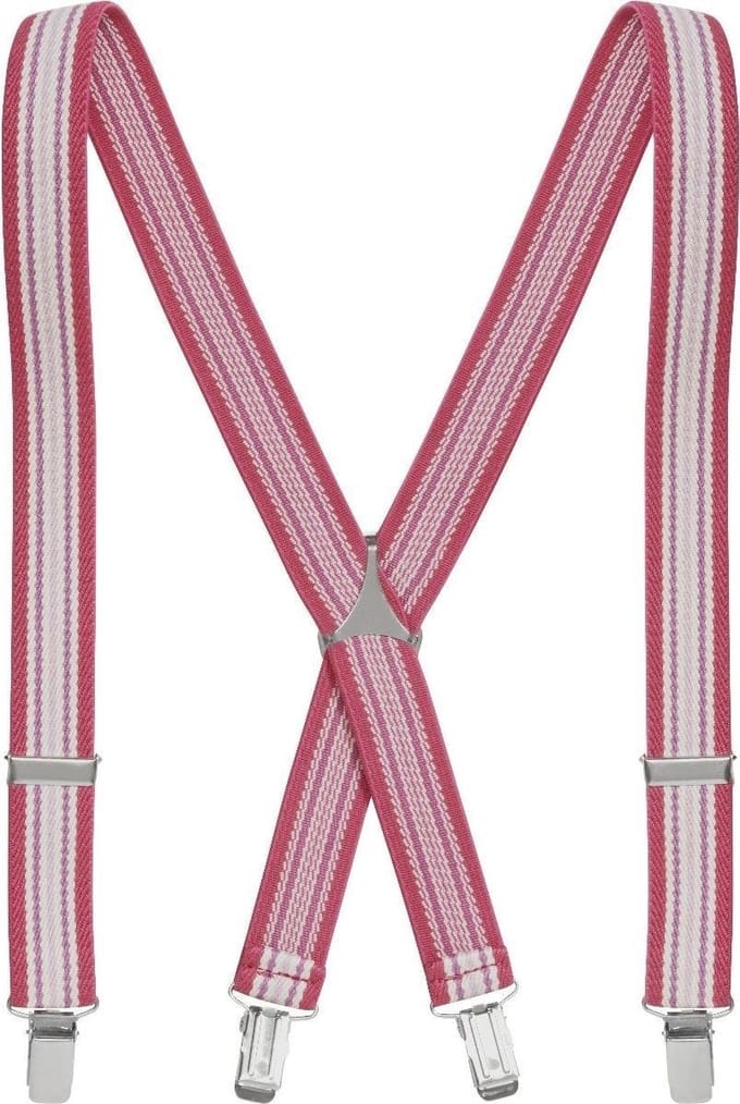 Playshoes Bretels Donker/lichtroze Maat 70