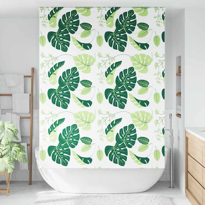 vidaXL - Doucherolgordijn - 150x240 - cm - stofbreedte - 146 - cm