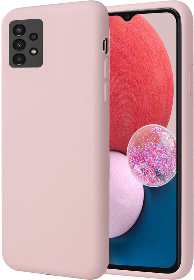 Hoesje geschikt voor Samsung A13 4G - Liquid Back Case Cover Rose