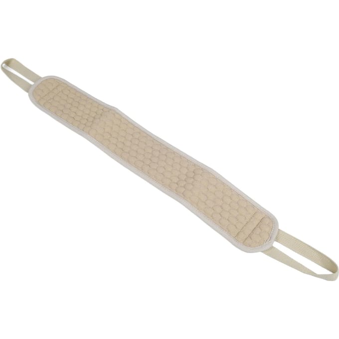 Exfoliërende Rugschrobber Handdoek Exfoliërende Spons Pad Set met Handvat voor Douche beige