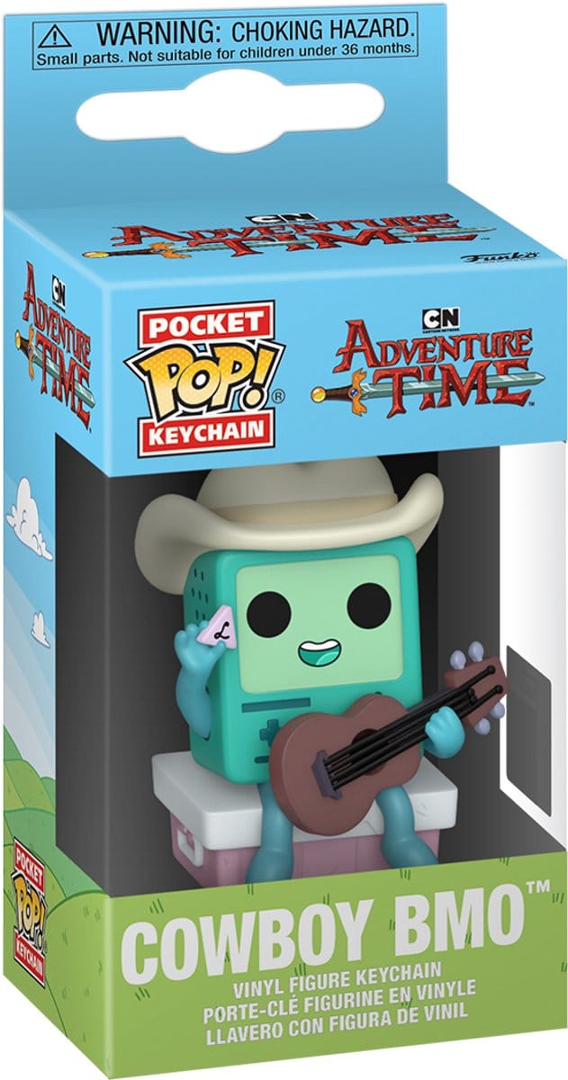 POP KEYCHAIN: ATS4- COWBOY BMO W/GUITAR