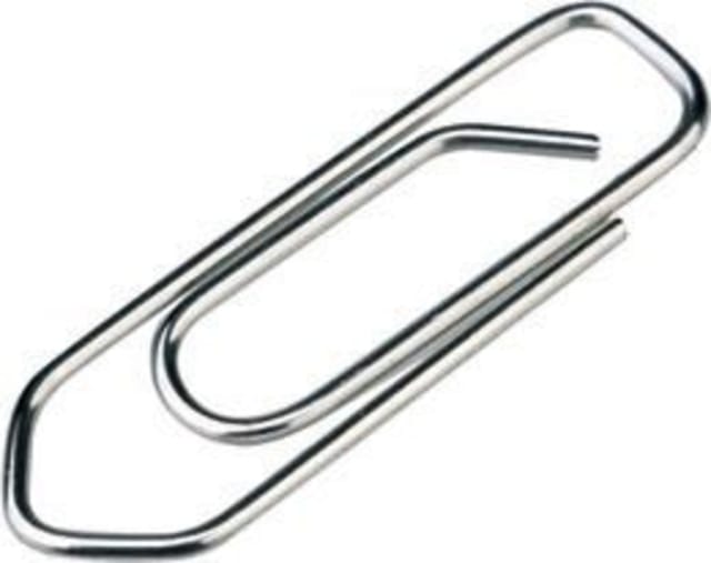 Paperclip Maped Office 25mm 100 stuks zilver
