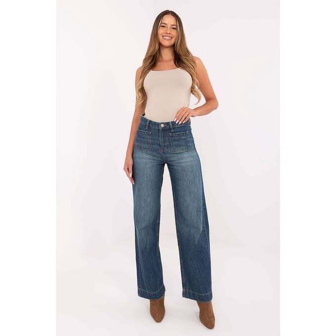 Essential Straight Jeans - Blue / S