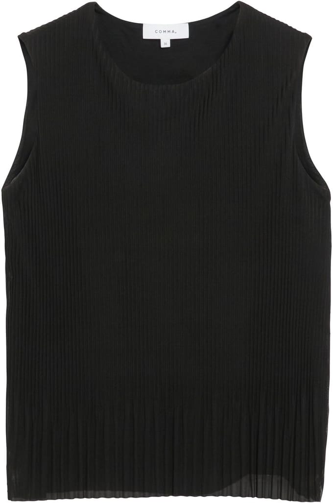 Blousetop met riblook