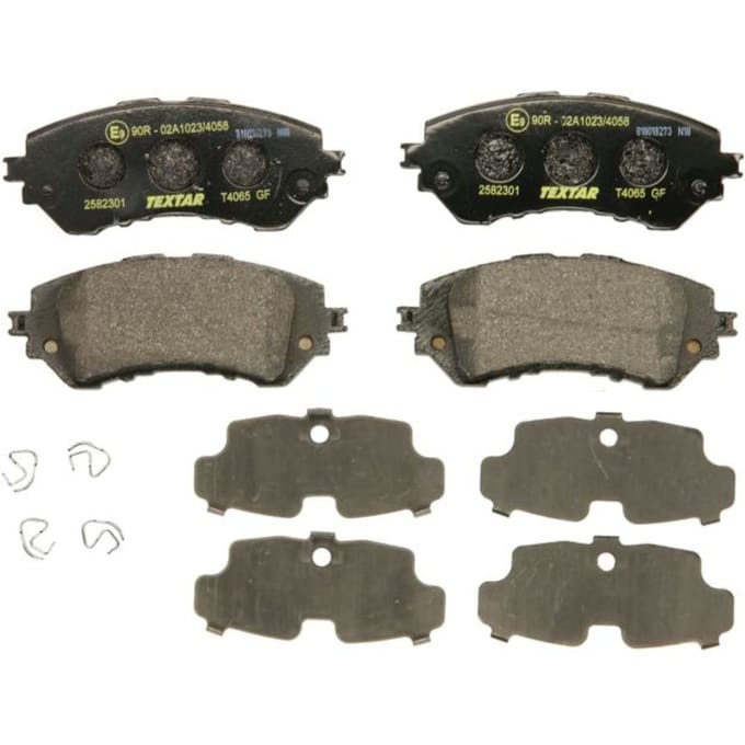 Remblok set, schijfrem TEXTAR 2582301