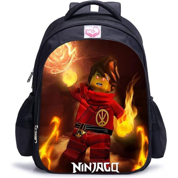 Lego Ninjago Seizoen 5 Cartoon Print Zwarte Rugzak black - medium