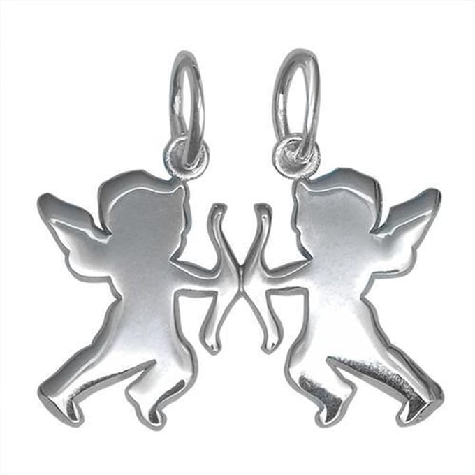 Tresor Zilveren Hanger Engeltjes