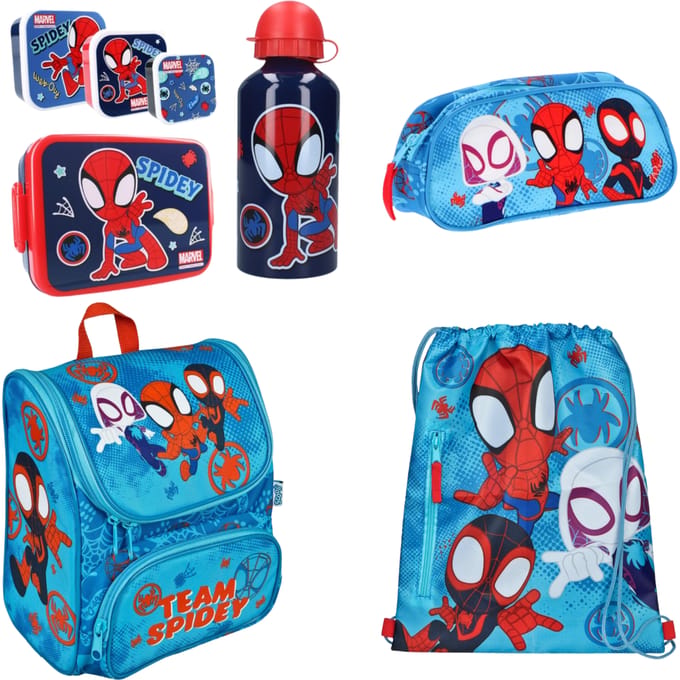 Spiderman schoolset; tassen en lunchset - Spidey