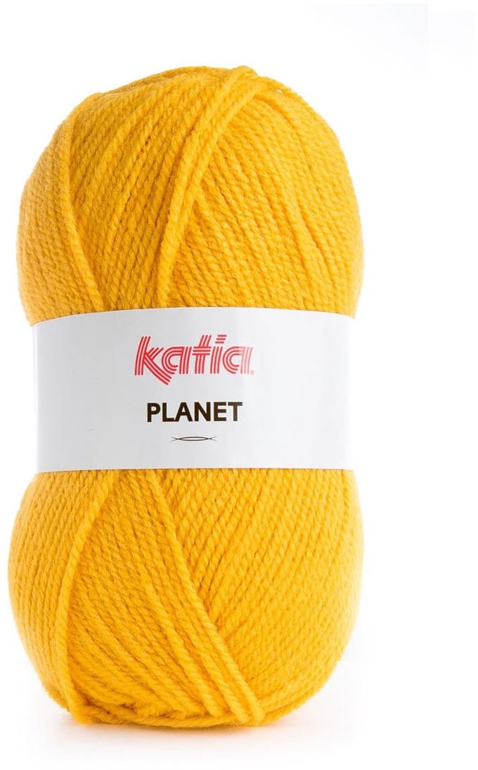 Katia Planet - 4001 okergeel - Acryl Garen