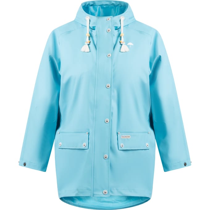 Schmuddelwedda Grote maat regenjas bridgeport Dames DONKER AQUA-280