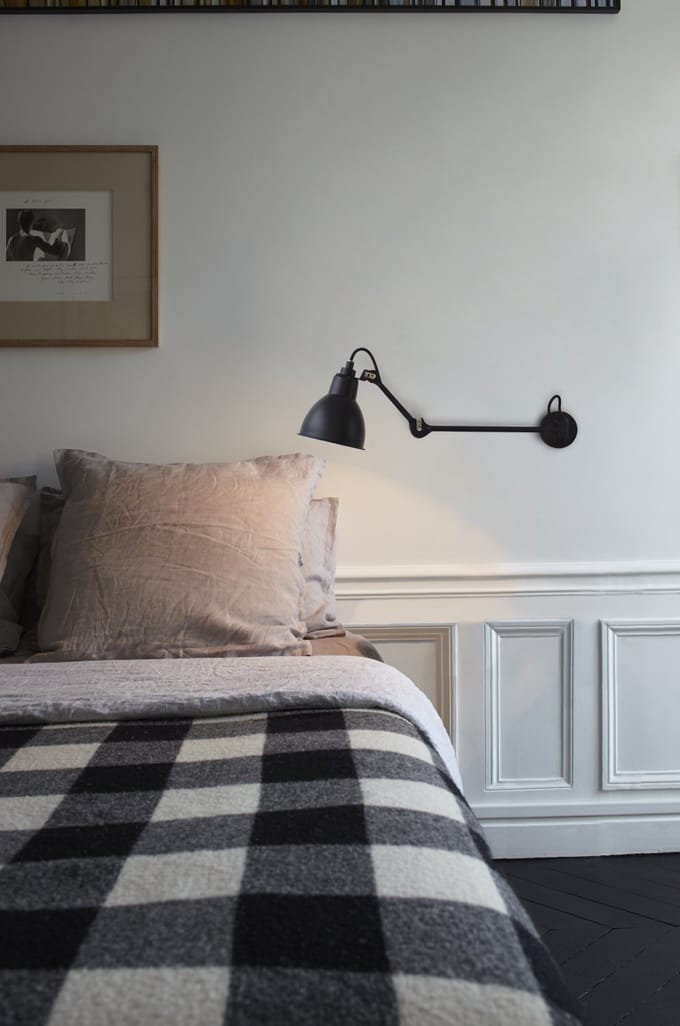 DCWéditions - LAMPE GRAS N°204 L40 wandlamp - zwart
