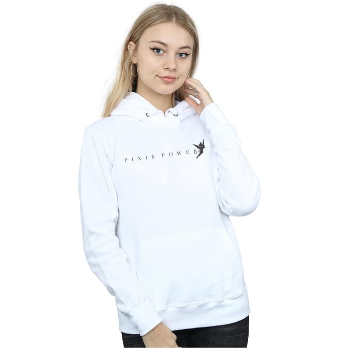Disney Dames/Dames Tinker Bell Pixie Power Hoodie (Wit)