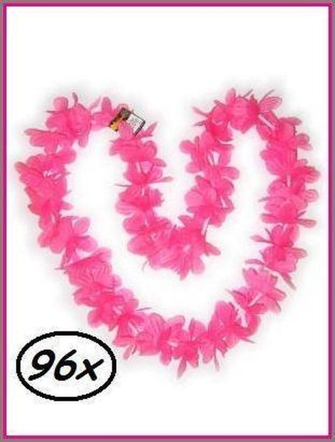 96x Hawai slinger roze
