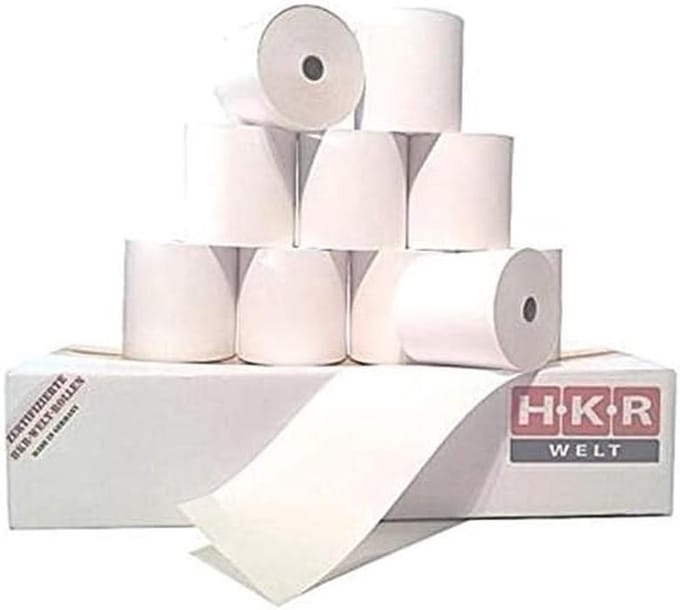 Thermorol Set - Bonrollen Kassa - Kassabon Printen - Hoge Kwaliteit Papier - 50 Stuks 58mm - Wit
