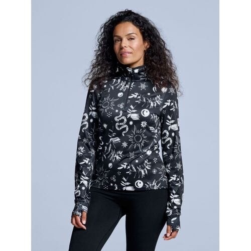 Poederbaas Skipully Dames - Cabin Life - Black Multi - Maat XXL