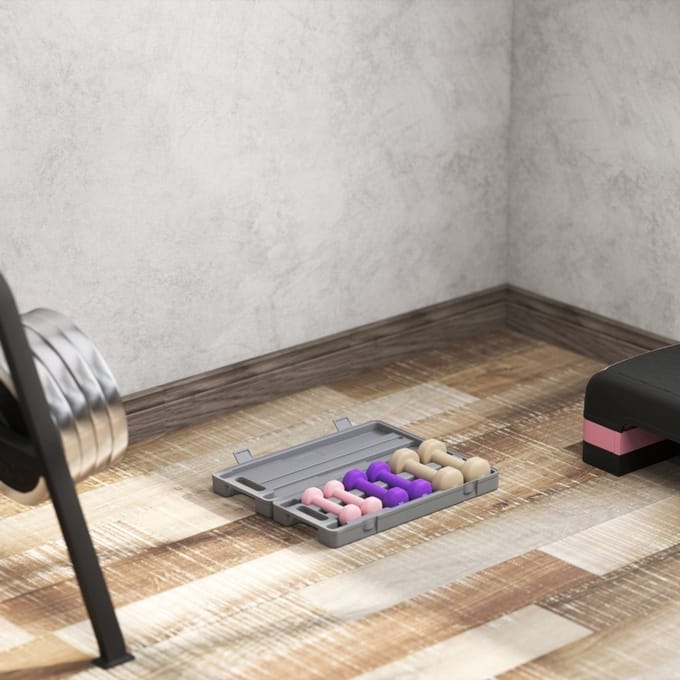 Wishdor - Halterset - Multifunctioneel Met Koffer - Voor Krachttraining - Roze - 6 Kg