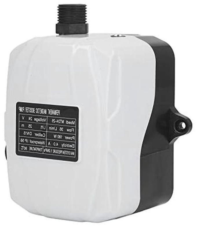 Booster Pomp - Waterdruk Verhoger - Huishoudelijk Water - Intelligente Start Stop - 35L Per Minuut - Wit