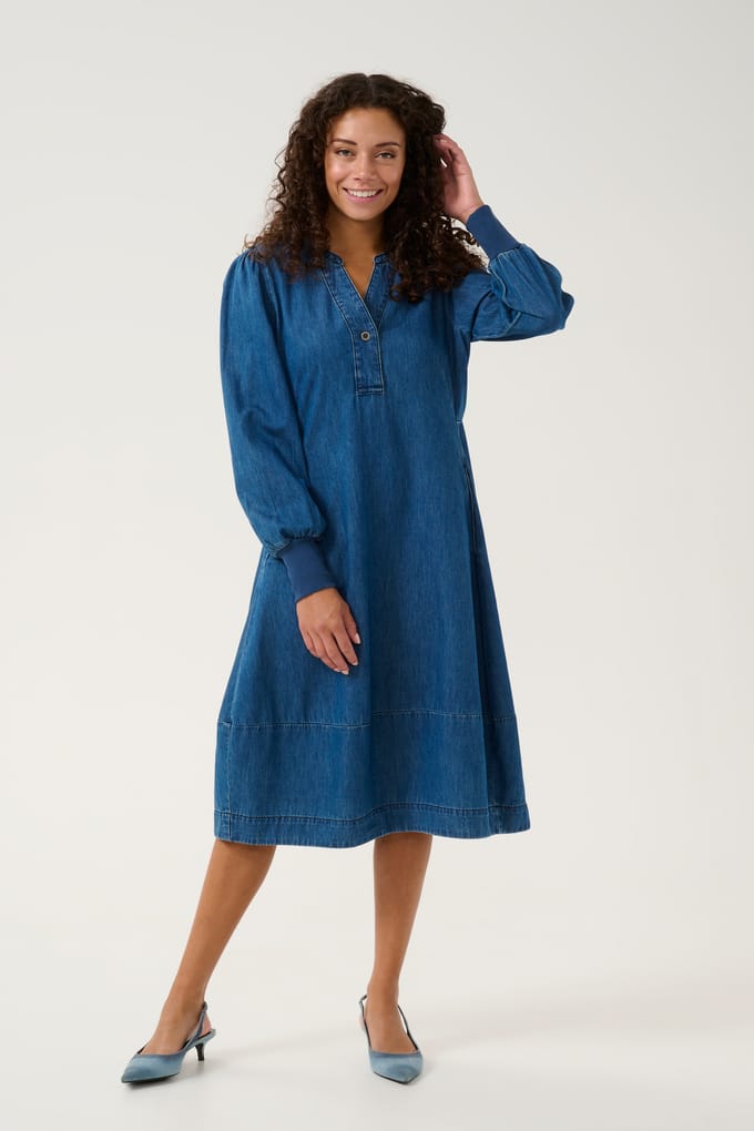 Jurk Casual fit Dark Blue Wash dark blue