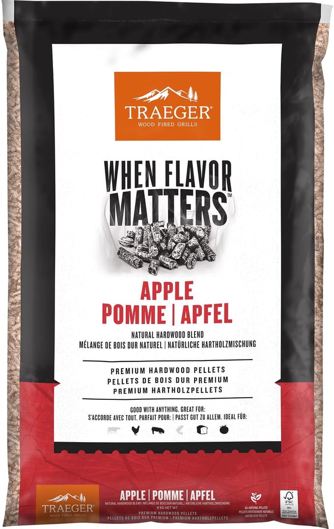 Traeger Apple Pellets 9kg – Premium BBQ Pellets