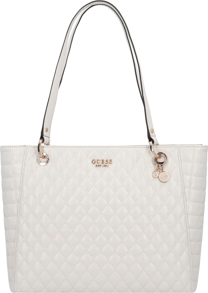 GUESS Schoudertas Yarmilla Noel Tote White Wit