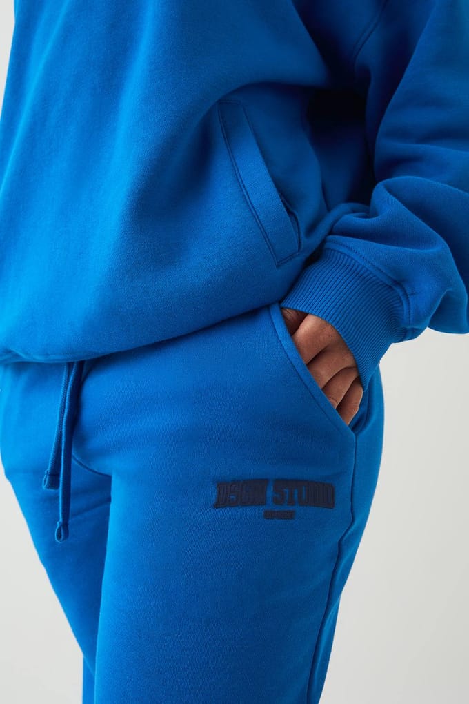 Dames Dsgn Studio Oversized Capuchon Trainingspak | Cobalt | Maat: Small