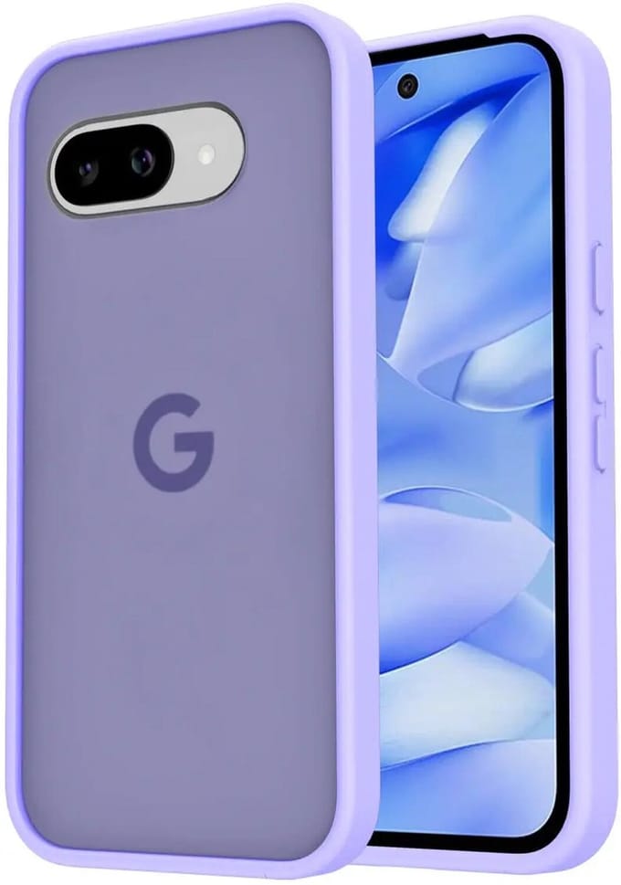 Hoesje Geschikt voor Google Pixel 9a - Matte Back Cover - Paars