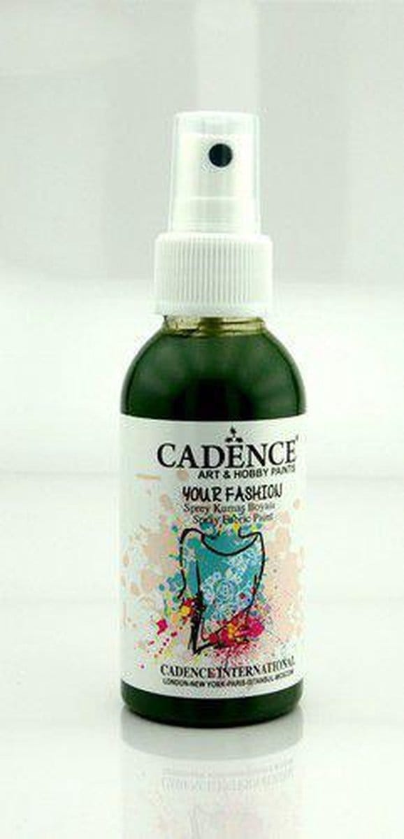 Cadence Fashion Spray Fabric Paint 100 ml Leaf Green