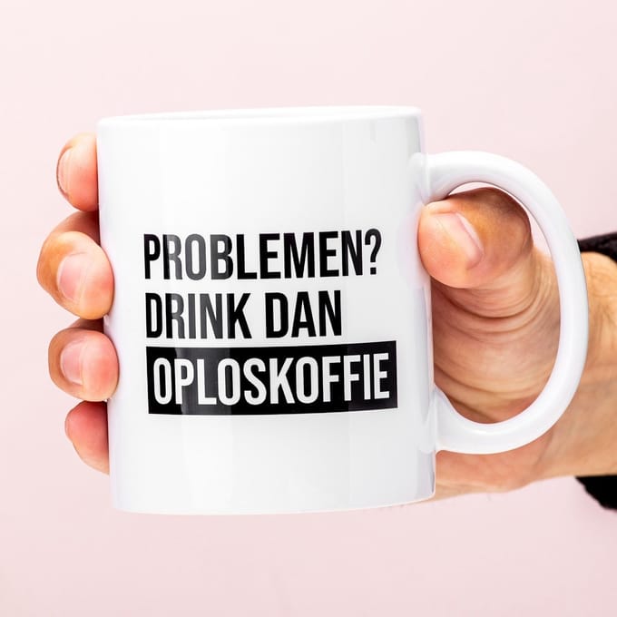 Ditverzinjeniet.nl Mok Oploskoffie