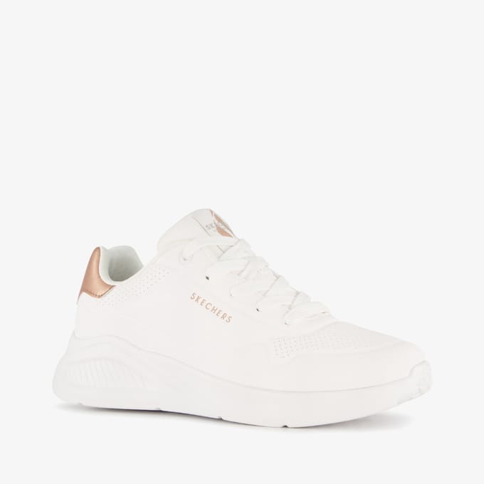 Skechers Uno Lite dames sneakers wit