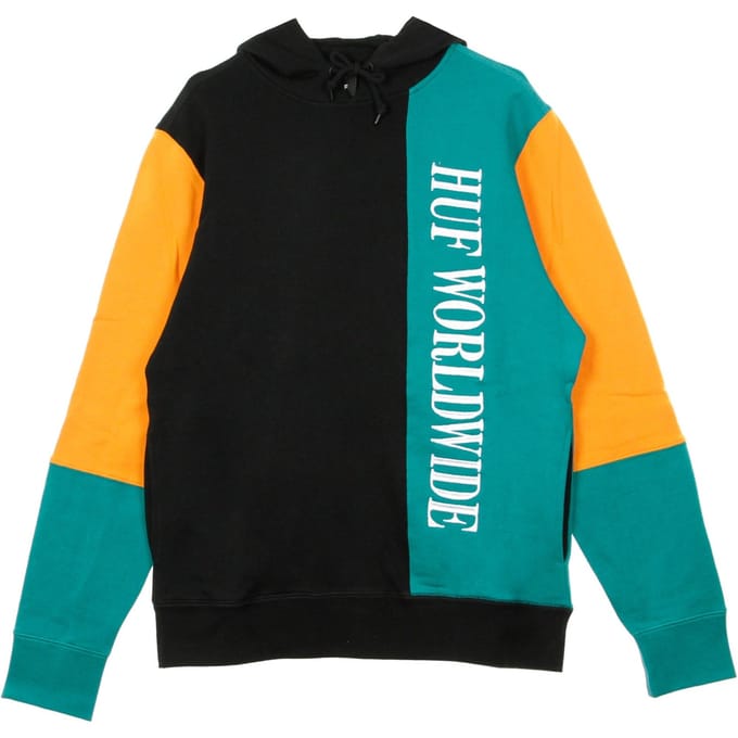 Piet P/o Zwart lichtgewicht herensweatshirt met capuchon