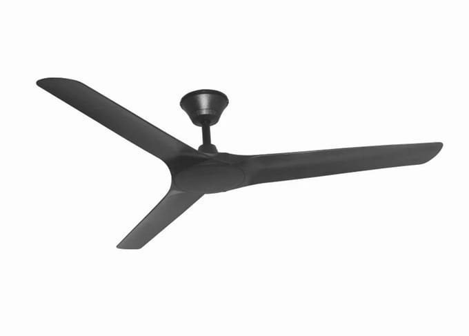 Plafondventilator Abyss Zwart Ø 142cm IP66 incl. Remote
