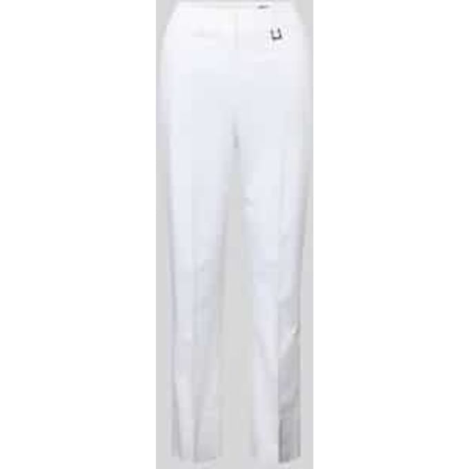Slim fit stoffen broek met Logodetail Model 'Panna'