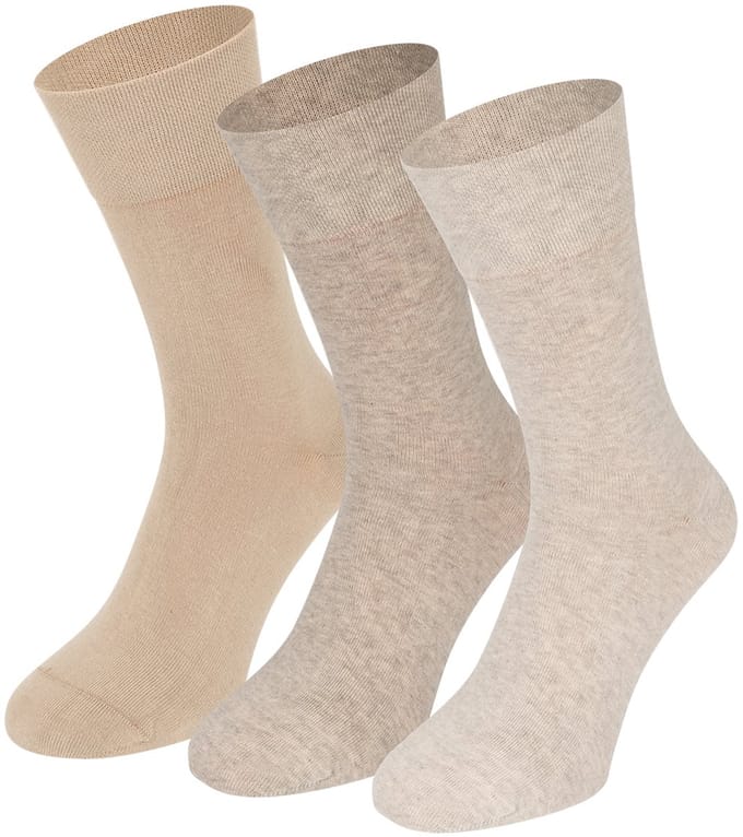 Apollo - Sokken Basic Biologisch Katoen - 3-pack - Meerdere kleuren - 43-46