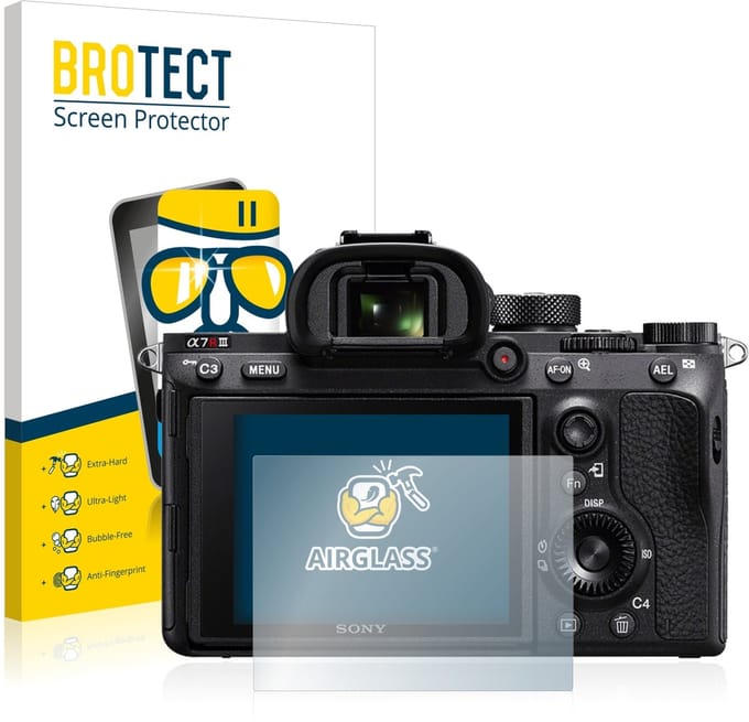 Screenprotector voor Sony Alpha 7R III Beschermglas transparant